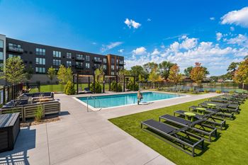 Resort-style pool and patio